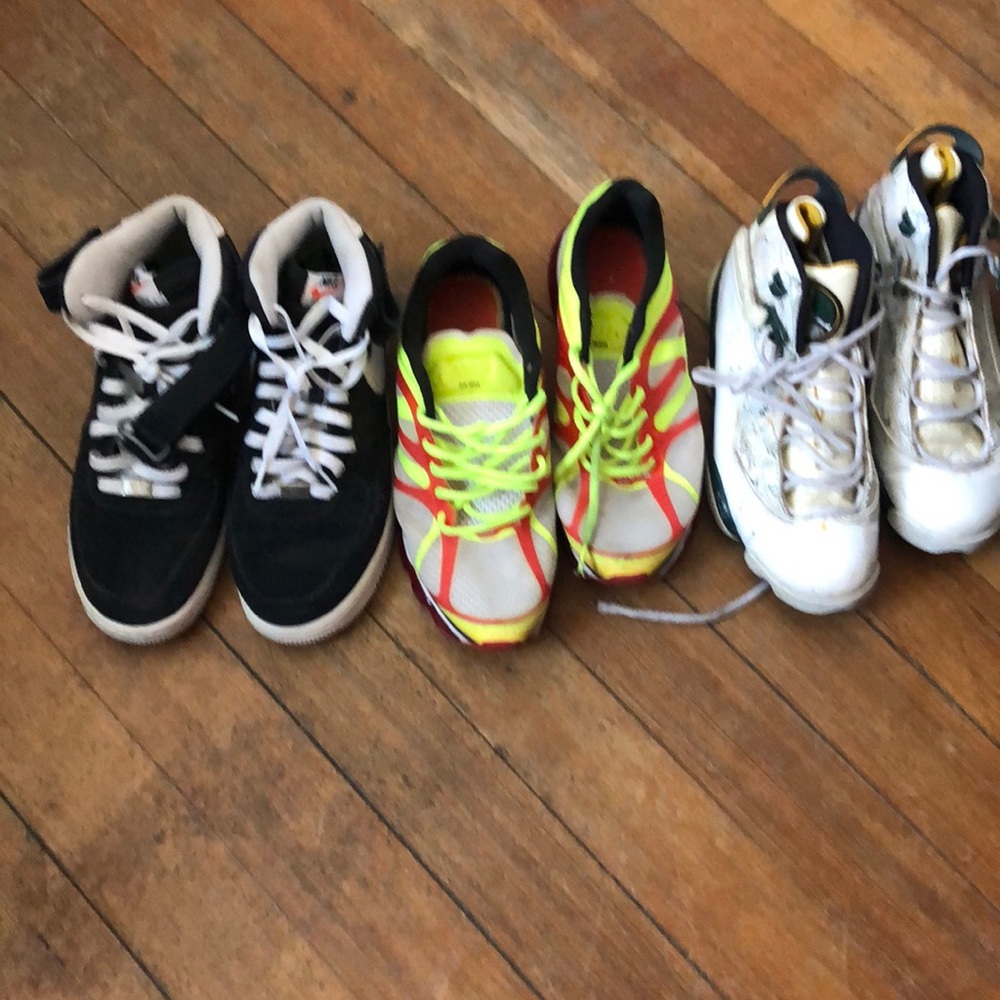 Bike air Forces/ Air Maxes: 6 Rings Sz 9